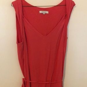 Crepe Coral summer dress - Sandwich